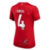 Officiële Voetbalshirt Liverpool Virgil 4 Thuis 2023-24 - Dames